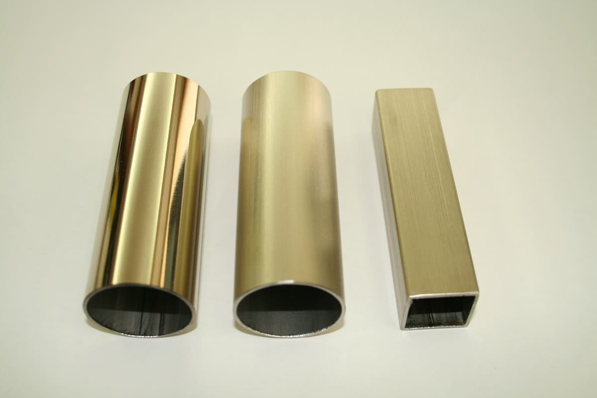 4 titanium pvd coated tubes